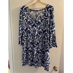 Lilly Pulitzer Blue Flamingo Dress